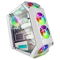 Boîtier ATX semi-tour Mars Gaming MC51W Blanc