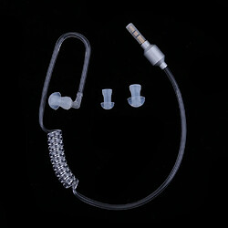 2pcs 3.5mm Mono Casque Écouteur Steréo Air Tube Micro Léger Durable