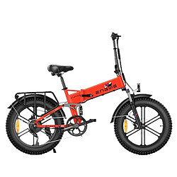 Vélo électrique pliable tout suspendu ENGWE Engine X 250 W 48 V 13Ah 25 km/h - Rouge