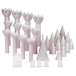 Kit déco pour gâteau Château de Princesse 3D - Wilton