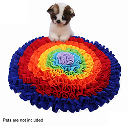 Universal Distribution de fournitures pour animaux domestiques Tapis de nez reniflant interactif Alimentation lente pour chiens Tapis de nez rond Entraînement Jeux Jouets Nourriture | Maison, Chien Plumes pas cher