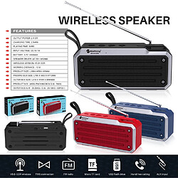 Acheter Yonis Mini Enceinte Bluetooth Portable Stéréo TWS Support Carte TF FM AUX U Disk Appel Mains Libres