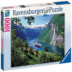 Ravensburger Norwegian Fjord - Puzzle 1000 piAces pour adultes - chaque piAce est unique, la technologie Softclick signifie que les piAces semboAtent parfaitement