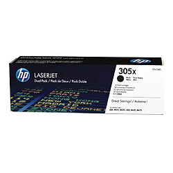 HP 305X CE410XD Pack de 2 cartouches de toner Noir 