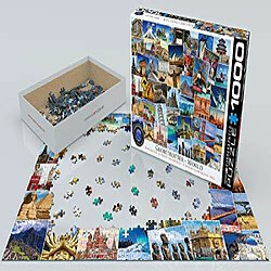 Avis Eurographics World globetrotter Jigsaw Puzzle (1000 piAces)