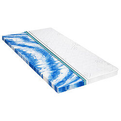 vidaXL Sur-matelas 80 x 200 cm Mousse de gel 7 cm