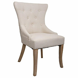 Chaise de Salle à Manger Alexandra House Living Crème 45 x 97 x 52 cm