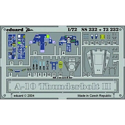 A-10 Thunderbolt II - 1:72e - Eduard Accessories 