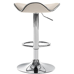 Non Tabouret de bar Shanghai simili cuir C pas cher