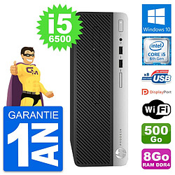 PC HP ProDesk 400 G4 SFF Intel i5-6500 RAM 8Go Disque Dur 500Go Windows 10 Wifi · Occasion 