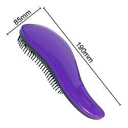 Brosse à Cheveux Peignes à Cheveux Sans Enchevêtrement Peigne Démêlant à Poignée Unique Violet