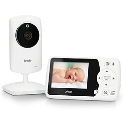 Alecto Babyphone avec caméra et écran couleur 2.4" DVM-64 Blanc