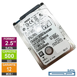 Disque Dur 500Go SATA 2.5 HGST HTS725050A7E630 7mm 7200rpm 32Mo PS4 · Reconditionné 