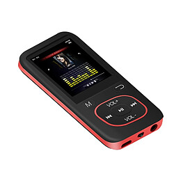 Universal Magnétophone numérique professionnel HD Musique réduite au bruit Lecteur vidéo MP3 Radio FM E-book Enregistrement audio Dictaphone(Rouge)