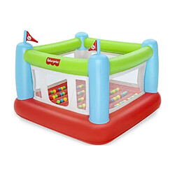 Château Gonflable avec 50 Balles de Jeu Bestway Bounce Sensational 175x173x135 cm Multicolore avec Filet de Sécurité