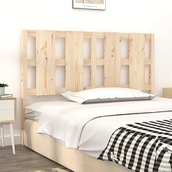 Avis Maison Chic Tête de lit scandinave pour lit adulte,Meuble de chambre 125,5x4x100 cm Bois massif de pin -MN34226