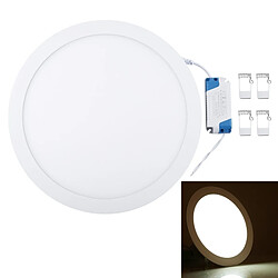 Wewoo Lampe ronde blanche de lumière de la LED 29.5cm de la 25W avec le conducteur de LED, 120 SMD 2835, flux lumineux: 1848LM, AC 85-265V, taille de découpage: 28.5cm