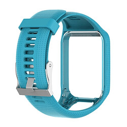 Avis Wewoo Bracelet pour montre connectée Dragonne Sport en silicone la série Tomtom Runner 2/3 bleu ciel