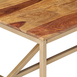 Avis vidaXL Table basse 120x60x40 cm Bois massif