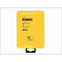 DeWalt HSS-G MetallForet Set 19 pièce