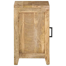 Avis Maison Chic Table de chevet,Table de nuit,Table d'appoint pour salon 40x30x50 cm Bois de manguier massif -MN73465