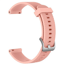 Wewoo Bracelet pour montre connectée de en silicone Smartwatch POLAR Vantage M 22mm rose 