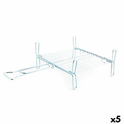 Grill Quid Prepara Bbq Métal Zinc 30 x 35 cm Double (5 Unités)