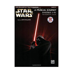 Alfred Pakketbrievenbussen Star Wars, a Musical Journey Episodes I - VI: Instrumental Solos Level 2 - 3 : Violin (Removable Part) / Piano Accompaniment 