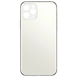 Wewoo Coque Arrière Batterie Verre pour iPhone 11 Pro Blanc