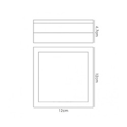 Avis Luminaire Center Applique murale Aldo Acier inoxydable 1 ampoule 12cm