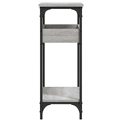 Maison Chic Table console | Meuble d'entrée | Table d'appoint avec étagère sonoma gris 75x29x75 cm -GKD84721 pas cher