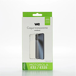 Avis WE Coque de protection TPU MOTOROLA E32 Transparent: Anti-chocs - ultra résistant – semi-rigide - apparence du téléphone conservée