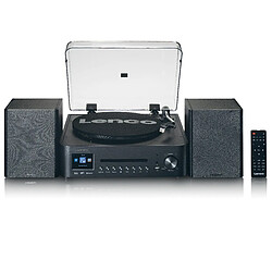 Lenco Chaine Hifi avec radio internet, DAB+ et FM MC-460BK Noir