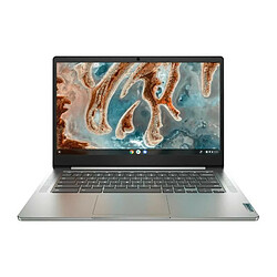 PC Portable Chromebook - LENOVO IdeaPad 3 14M836 - 14''HD - Mediatek 8183 - RAM 4Go - Stockage 64Go - Chrome OS - AZERTY - Reconditionné