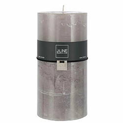 Paris Prix Bougie Cylindrique Déco Junina 20cm Taupe