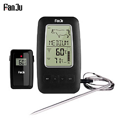 FanJu FJ2245 Thermomètre de cuisson numérique avec télécommande sans fil Magnétique Retour Sonde de température en acier inoxydabl150