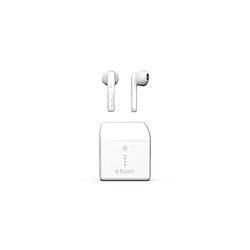 RYGHT NEMESIS - Ecouteurs Sans fil Bluetooth avec boitier Semi-Intra True Wireless Earbuds pour "OnePlus Nord CE 5G" (BLANC) 