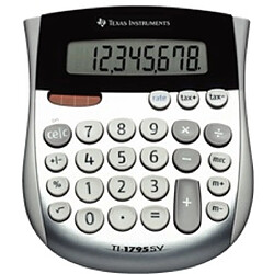 Texas Instruments TI-1795 SV - Gris Calculatrice de bureau 