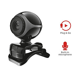 Trust Exis webcam 0,3 MP 640 x 480 pixels USB 2.0 Noir