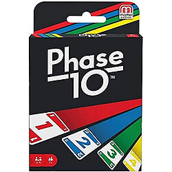 Mattel Phase 10 jeu de cartes de style rami 