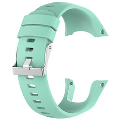 Wewoo Bracelet pour montre connectée Dragonne de remplacement en silicone SUUNTO Trainer Wrist HR Vert menthe 