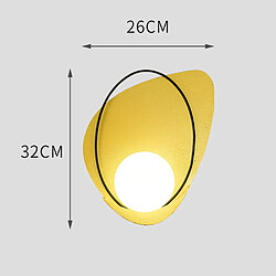 Acheter Universal Lampe murale à LED dorée Chambre à coucher Chevet Apprentissage Balcon Lampe murale à LED dorée (à l'exclusion de l'ampoule)