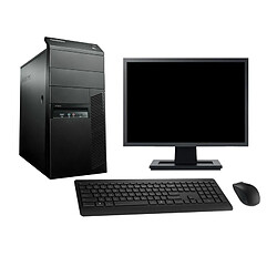 PC Tour Lenovo M91p Ecran 22" Intel i7-2600 RAM 16Go Disque 2To Windows 10 Wifi · Occasion 