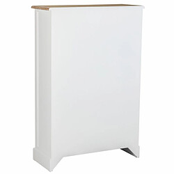 Armoire à chaussures Alexandra House Living Blanc Marron 33 x 120 x 80 cm pas cher