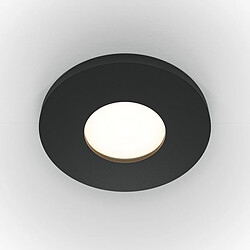 MAYTONI Downlight Encastré Rond Noir GU10 IP65 