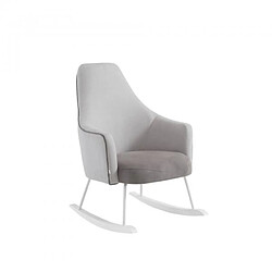 Micuna Fauteuil À Bascule Moom Blanc Gris Claire/Gris Fonce 