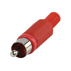 Valueline RCA plug red 