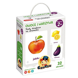 CzuCzu Picture cards on a string - Fruits and v 