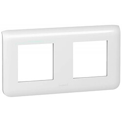 Avis enjoliveur - 2 x 2 x 2 modules - blanc - legrand mosaic 078838l