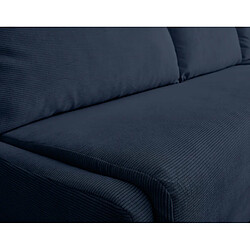 Acheter Lisa Design Palmira - canapé d'angle droit - 4 places - convertible couchage quotidien - matelas 14 cm - en velours côtelé